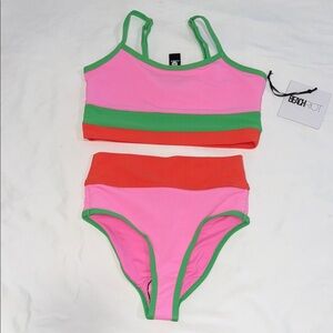 Beach Riot Kids Little Eva & Emmy 2pc Swimsuit -Sz 11/12